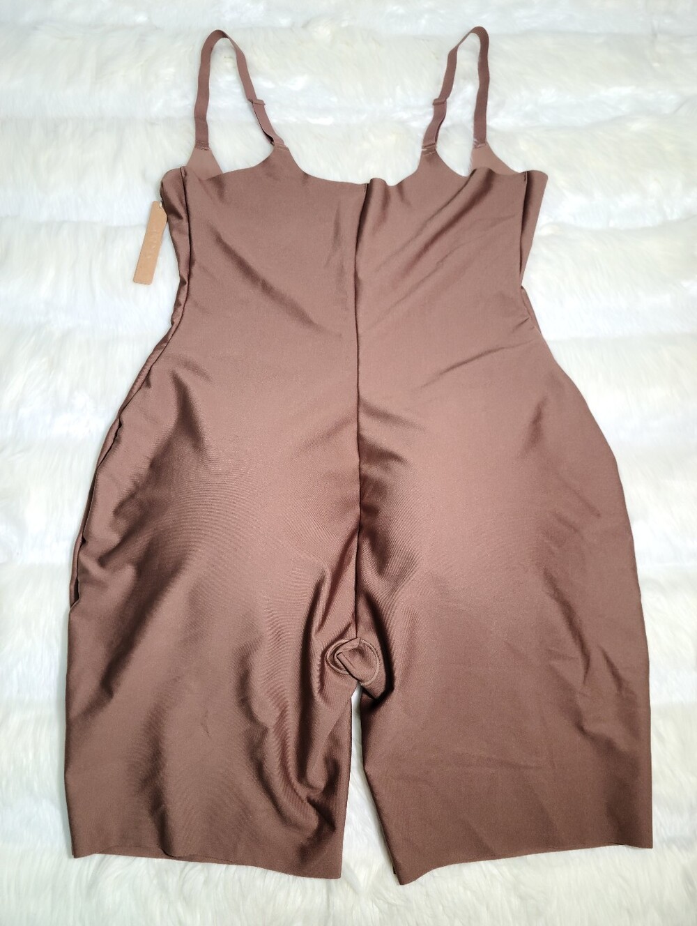 SKIMS Ultimate Body Butt Lifting Open Bust Bodysuit Brown Jasper 3X NEW